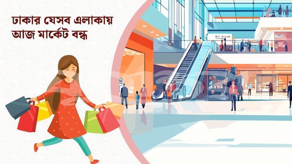 মঙ্গলবার রাজধানীর যেসব এলাকায় মার্কেট বন্ধ
