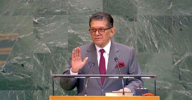 জাতিসংঘ সাধারণ পরিষদের সভাপতি হিসেবে শপথ নিলেন খলিলুর রহমান
